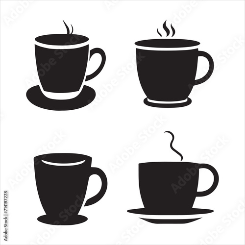 Silhouette Cup  vector design 