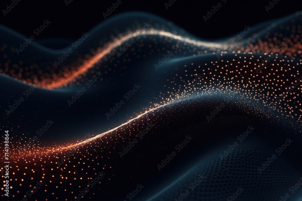 Abstract network connection structure with dots and lines. Abstract network connection structure with dots and lines.