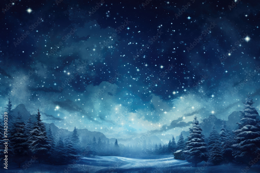 Night starry sky and mystical shape astral travel symbolic background Night starry sky and mystical shape astral travel symbolic background