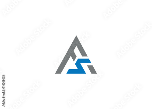 Free Download FS minimalist modern logo design vector icon template - GFXLoad