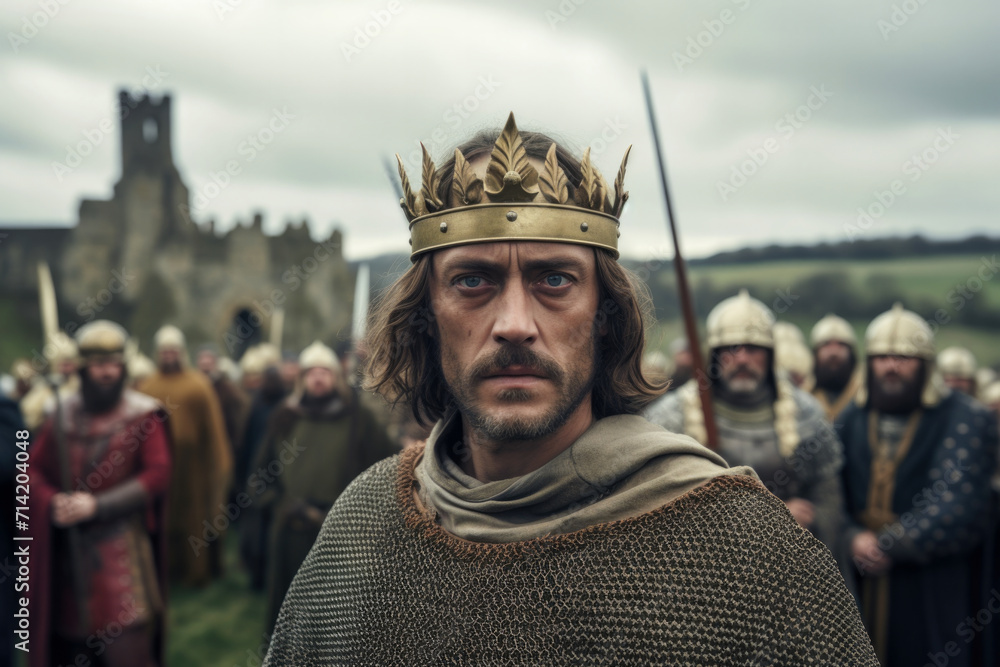 Wilhelm I (William the Conqueror) the first Norman king of England (generative AI)