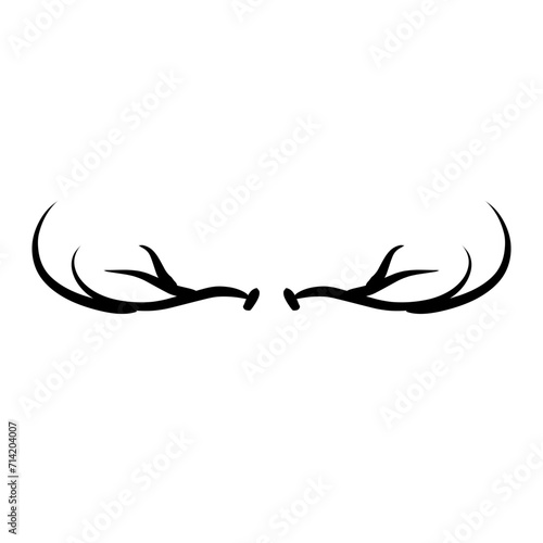 Deer Antlers Silhouette