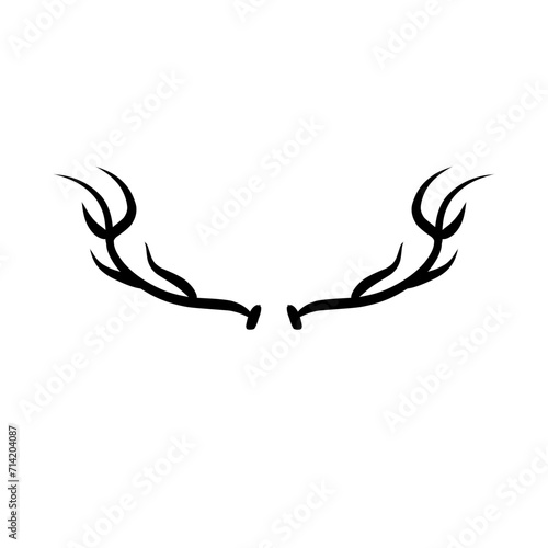 Deer Antlers Silhouette © Goodness studio 