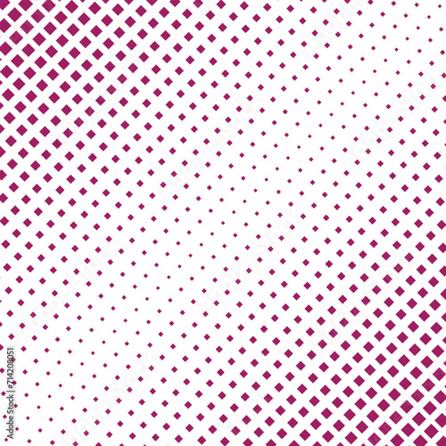abstract seamless minimalistic purple diagonal rectangle halftone dot pattern.