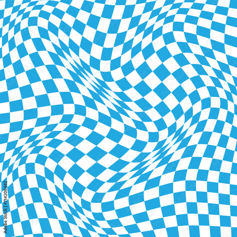 abstract seamless minimalistic blue checkered wave pattern. abstract seamless minimalistic blue checkered wave pattern.