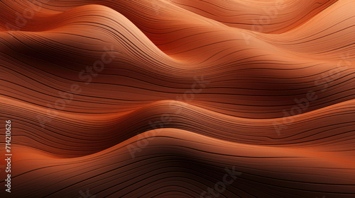 Orange color grooved pattern background