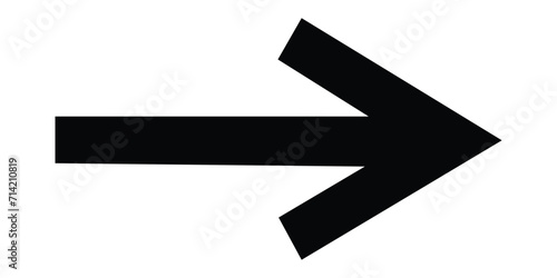 Black arrow icon. glyph style. arrow icon for your web site design, logo, app, UI. arrow indicated the direction symbol. curved arrow sign. Vector illustration. eps file 9. photo