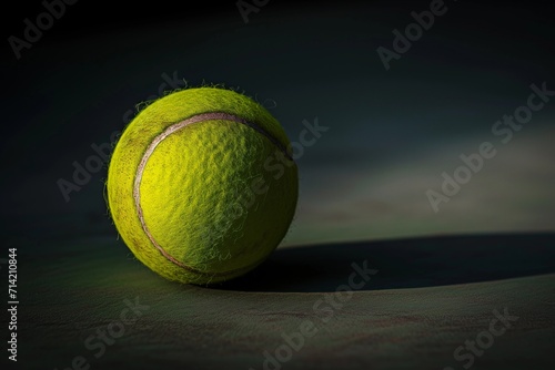 Dramatic Lighting on Tennis Ball Isolated © betterpick|Art