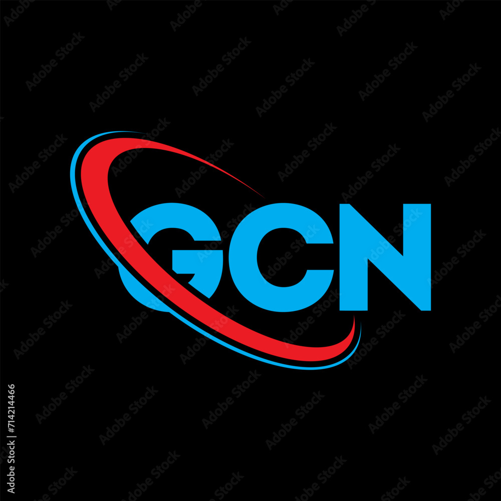 Vecteur Stock GCN logo. GCN letter. GCN letter logo design. Initials