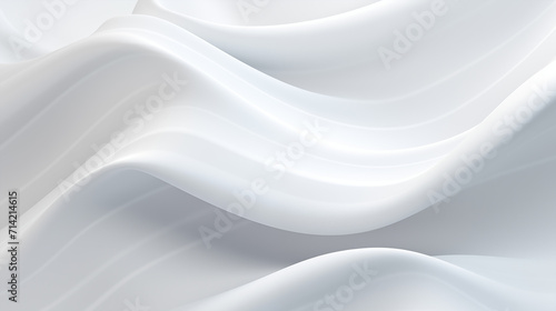 Elegant White Wave Textures on Clean Background HD Wallpapers