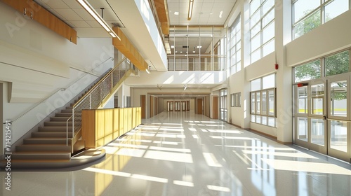 Interior of a school