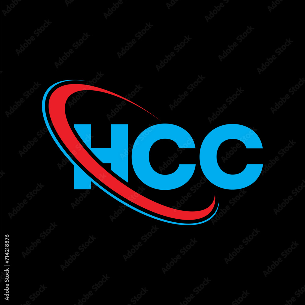 HCC logo. HCC letter. HCC letter logo design. Intitials HCC logo linked