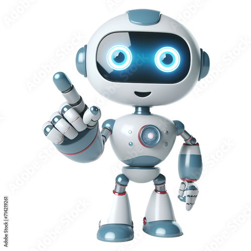  robot pointing its finger