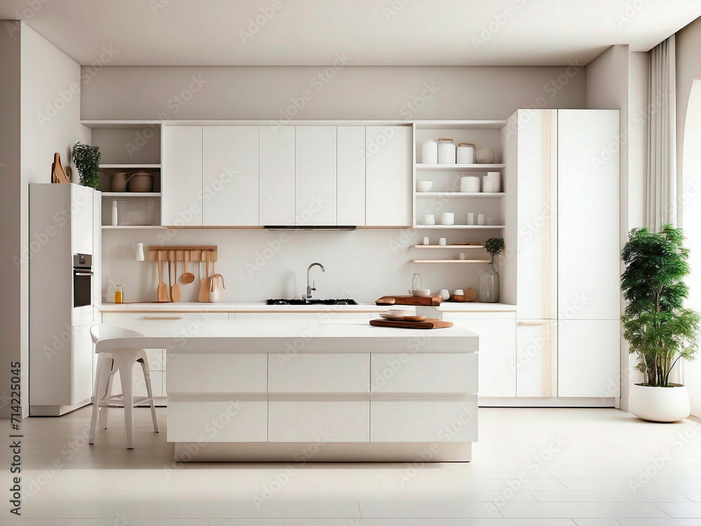 © Govinda - Conceptual architecture interior space, model in white materials and studio photography © Govinda - Conceptual architecture interior space, model in white materials and studio photography