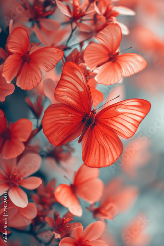 Rote Schmetterlinge © Fatih