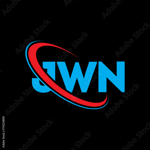 JWN logo. JWN letter. JWN letter logo design. Initials JWN logo linked with circle and uppercase monogram logo. JWN typography for technology, business and real estate brand.