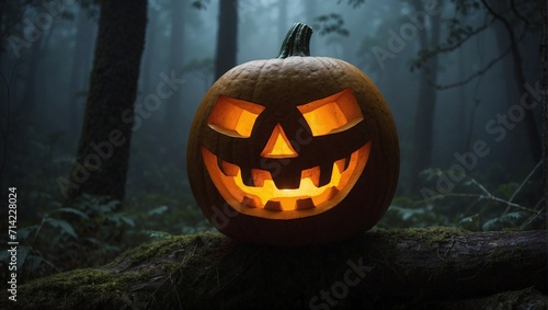 halloween pumpkin on a halloween