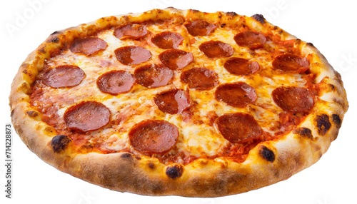 pizza with pepperoni, png 