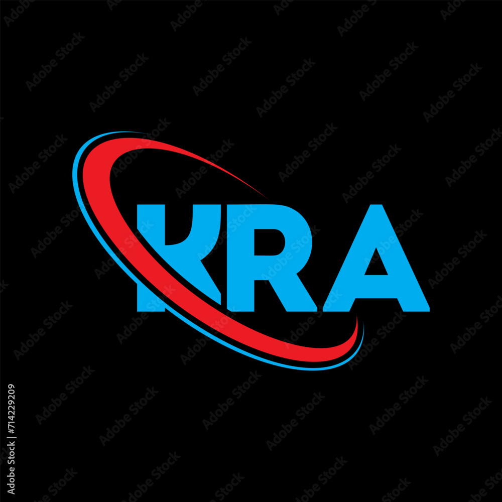 KRA logo. KRA letter. KRA letter logo design. Initials KRA logo linked
