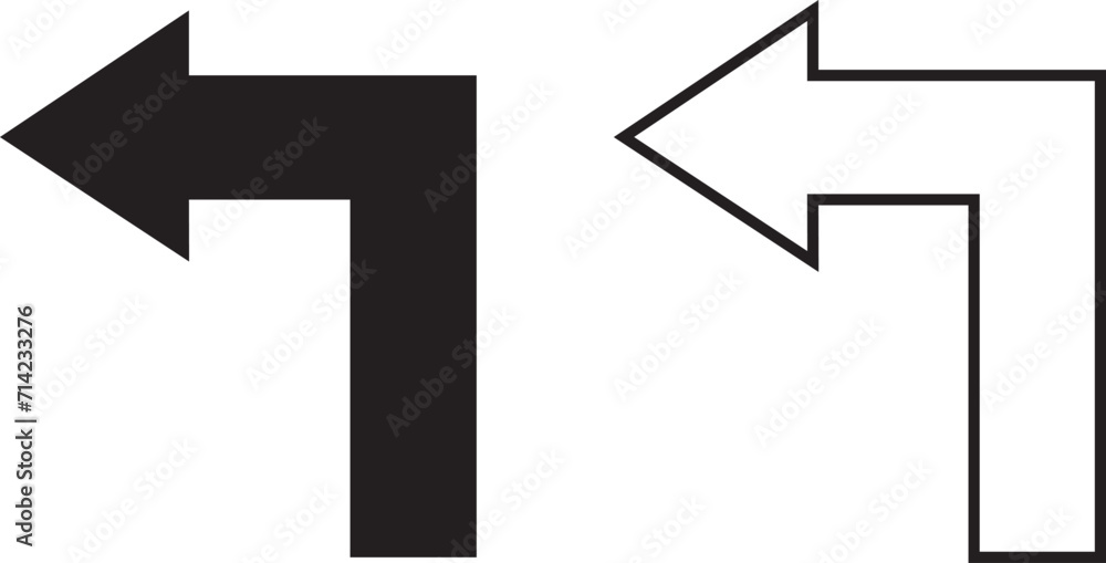 Arrow Turn Left Icon. turn left arrow. Arrow Turn Left Icon. turn left arrow.