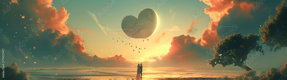 Painting of Person Flying Kite in the Sky Painting of Person Flying Kite in the Sky