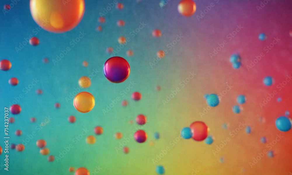 Colored bubbles Colored bubbles