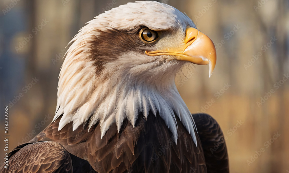 Fototapeta premium Eagle close-up portrait.