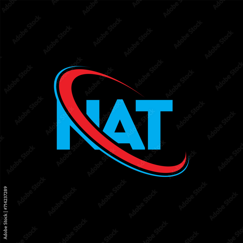 NAT logo. NAT letter. NAT letter logo design. Intitials NAT logo linked with circle and uppercase monogram logo. NAT typography for technology, business and real estate brand. NAT logo. NAT letter. NAT letter logo design. Intitials NAT logo linked with circle and uppercase monogram logo. NAT typography for technology, business and real estate brand.