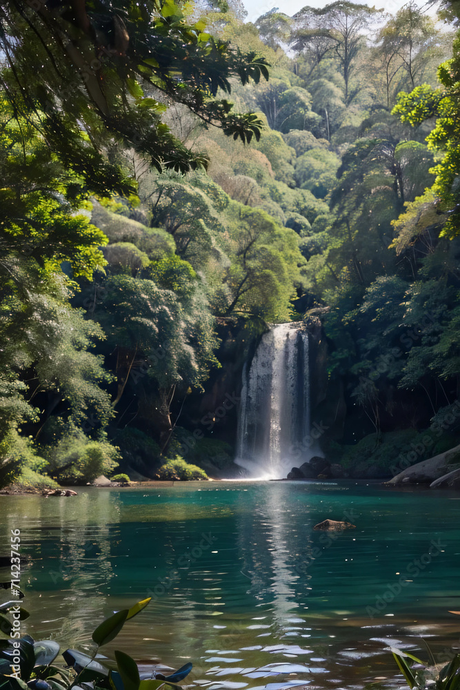 Fototapeta premium Cachoeira na Floresta