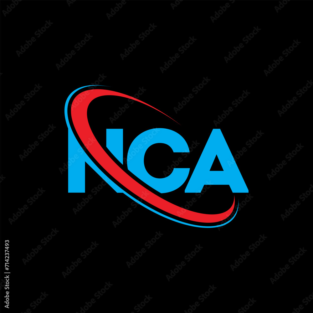 NCA logo. NCA letter. NCA letter logo design. Intitials NCA logo linked with circle and uppercase monogram logo. NCA typography for technology, business and real estate brand. NCA logo. NCA letter. NCA letter logo design. Intitials NCA logo linked with circle and uppercase monogram logo. NCA typography for technology, business and real estate brand.