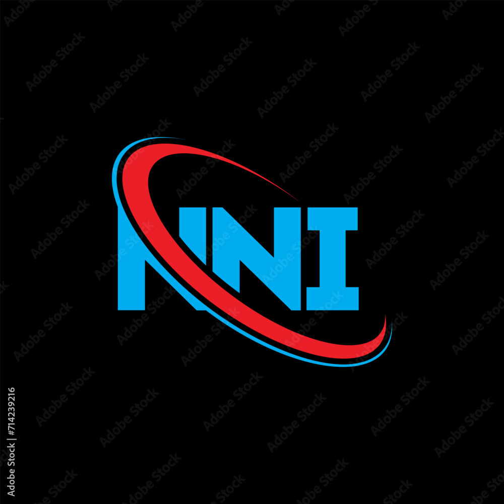 NNI logo. NNI letter. NNI letter logo design. Initials NNI logo linked with circle and uppercase monogram logo. NNI typography for technology, business and real estate brand. NNI logo. NNI letter. NNI letter logo design. Initials NNI logo linked with circle and uppercase monogram logo. NNI typography for technology, business and real estate brand.