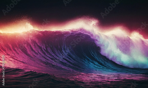 Waves of the sea of colors