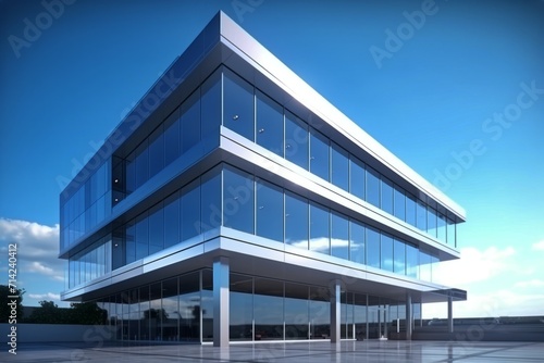 Modern office building business sustainable architecture urban project window design glass city corporate exterior structure facade center commercial futuristic downtown outdoors corporation company