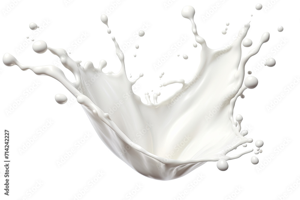 Milk splash isolated on transparent and white background PNG Milk splash isolated on transparent and white background PNG
