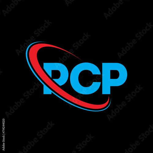 PCP logo. PCP letter. PCP letter logo design. Intitials PCP logo linked with circle and uppercase monogram logo. PCP typography for technology, business and real estate brand.