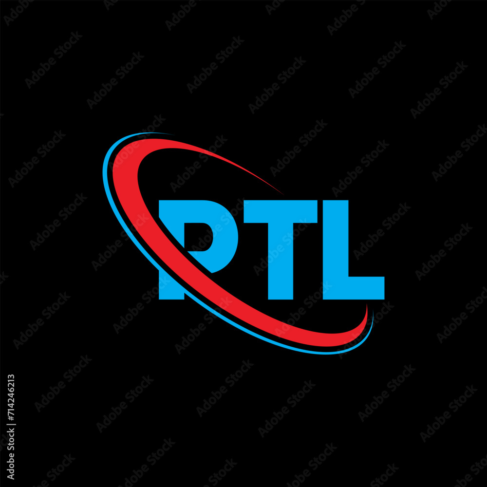 Ptl Logo Ptl Letter Ptl Letter Logo Design Initials Ptl Logo Linked