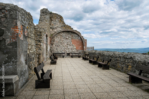 Ruin castle of Visegrad, Hungary