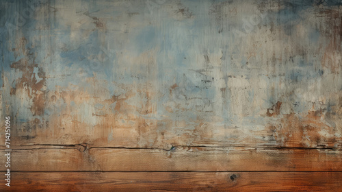 Wallpaper Mural Rusted colors old grunge wood wall texture Torontodigital.ca