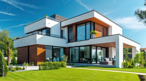 Ideal for business rentals, homes for sale, and advertising, this modern house concept provides inspiration with a focus on luxurious and contemporary living spaces.

