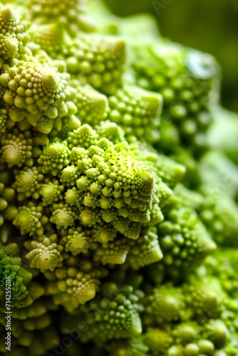a close up of a bunch of broccoli