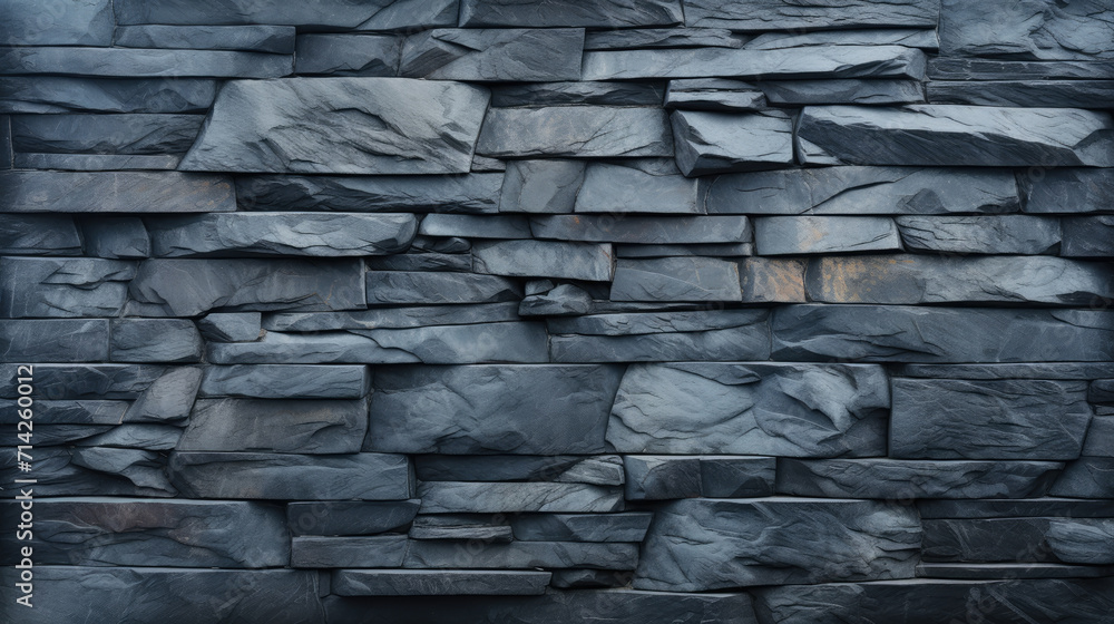 Slate stone wall pattern Slate stone wall pattern