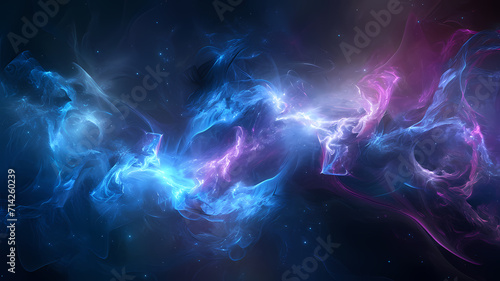 Abstract digital background blending ethereal elements with futuristic design