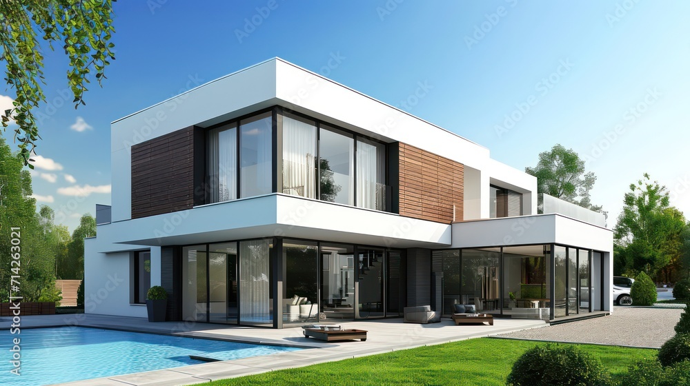 Modern house concept inspiration, ideal for business rental house concepts, homes for sale, and advertisements showcasing luxurious and modern houses Modern house concept inspiration, ideal for business rental house concepts, homes for sale, and advertisements showcasing luxurious and modern houses