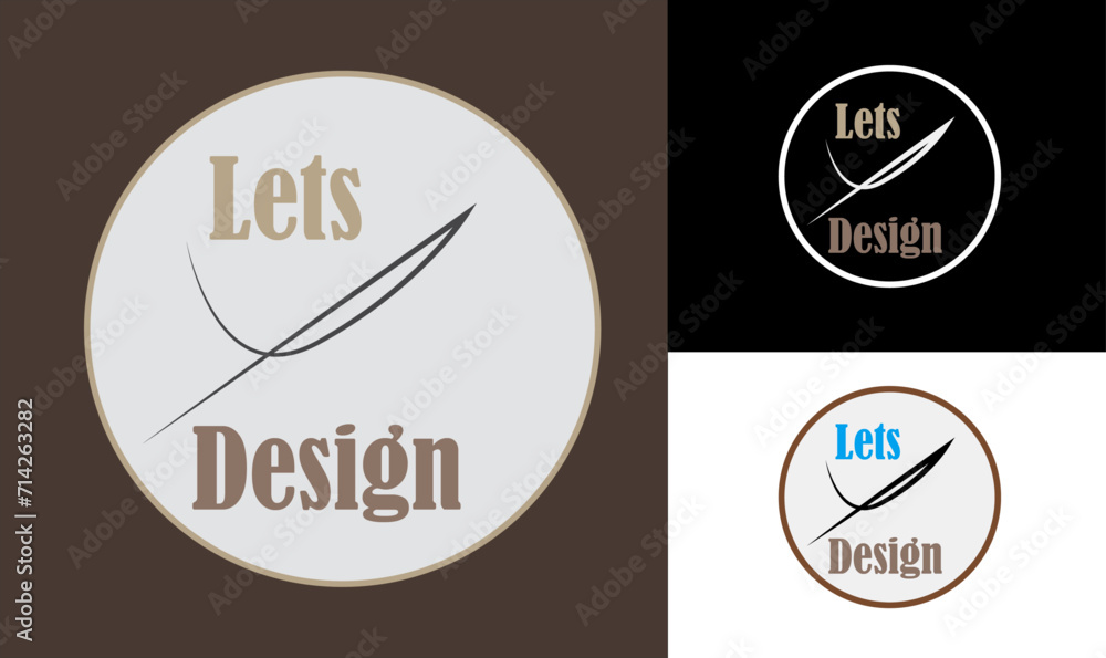 letter logo, logo idea, Monogram Design, Letter Logo Design