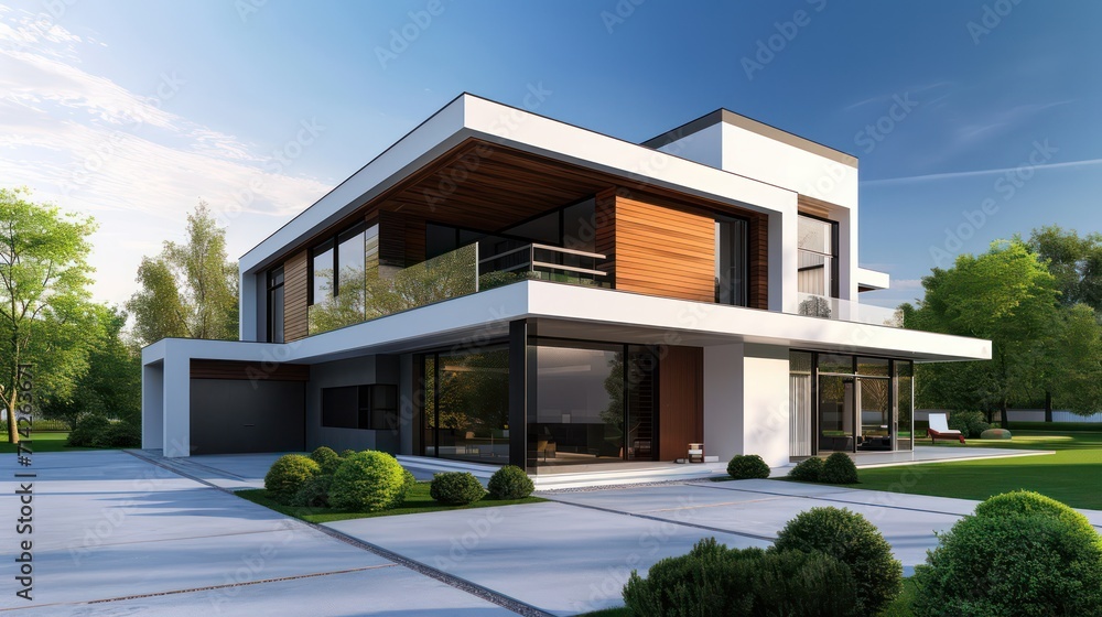 Inspirational modern house concepts tailored for business rentals, homes for sale, and advertisements promoting luxurious and modern living spaces.
