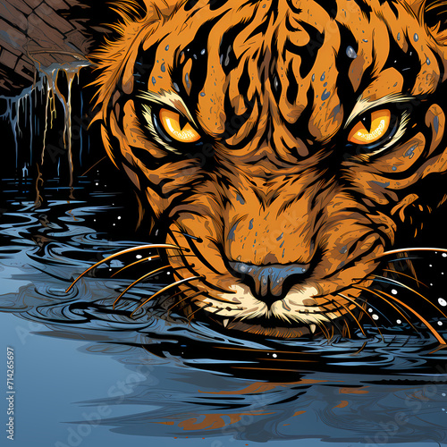 Illustration of an angry ca...
