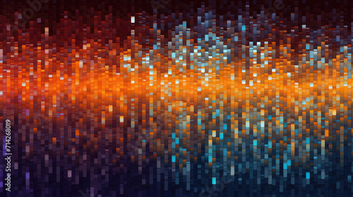 Sparkling colorful pixel pattern background texture