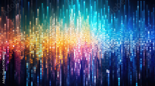 Sparkling colorful pixel pattern background texture