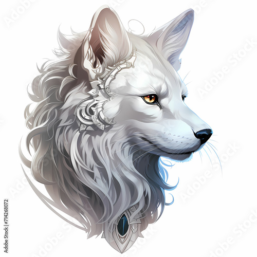 Beautiful cute dog water co...