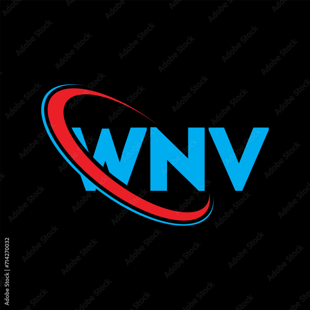 WNV logo. WNV letter. WNV letter logo design. Initials WNV logo linked with circle and uppercase monogram logo. WNV typography for technology, business and real estate brand. WNV logo. WNV letter. WNV letter logo design. Initials WNV logo linked with circle and uppercase monogram logo. WNV typography for technology, business and real estate brand.